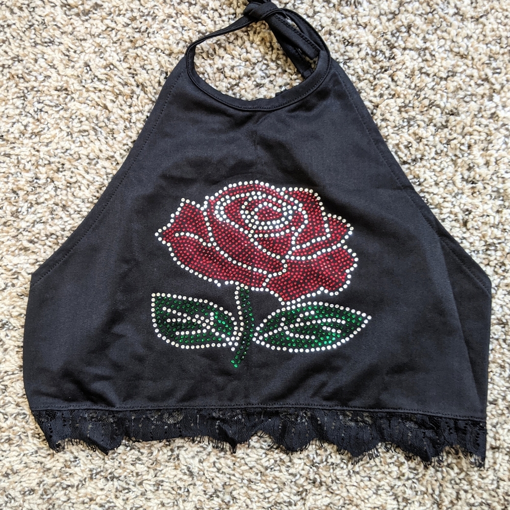 Halter Swim Top fits like Size S